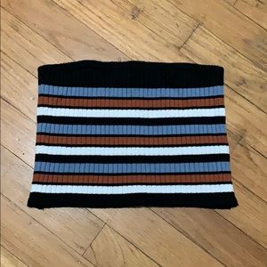 2/$15 Ribbed cropped tube top